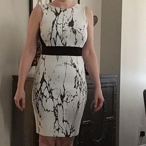 Saks Fifth Avenue Black and White dress